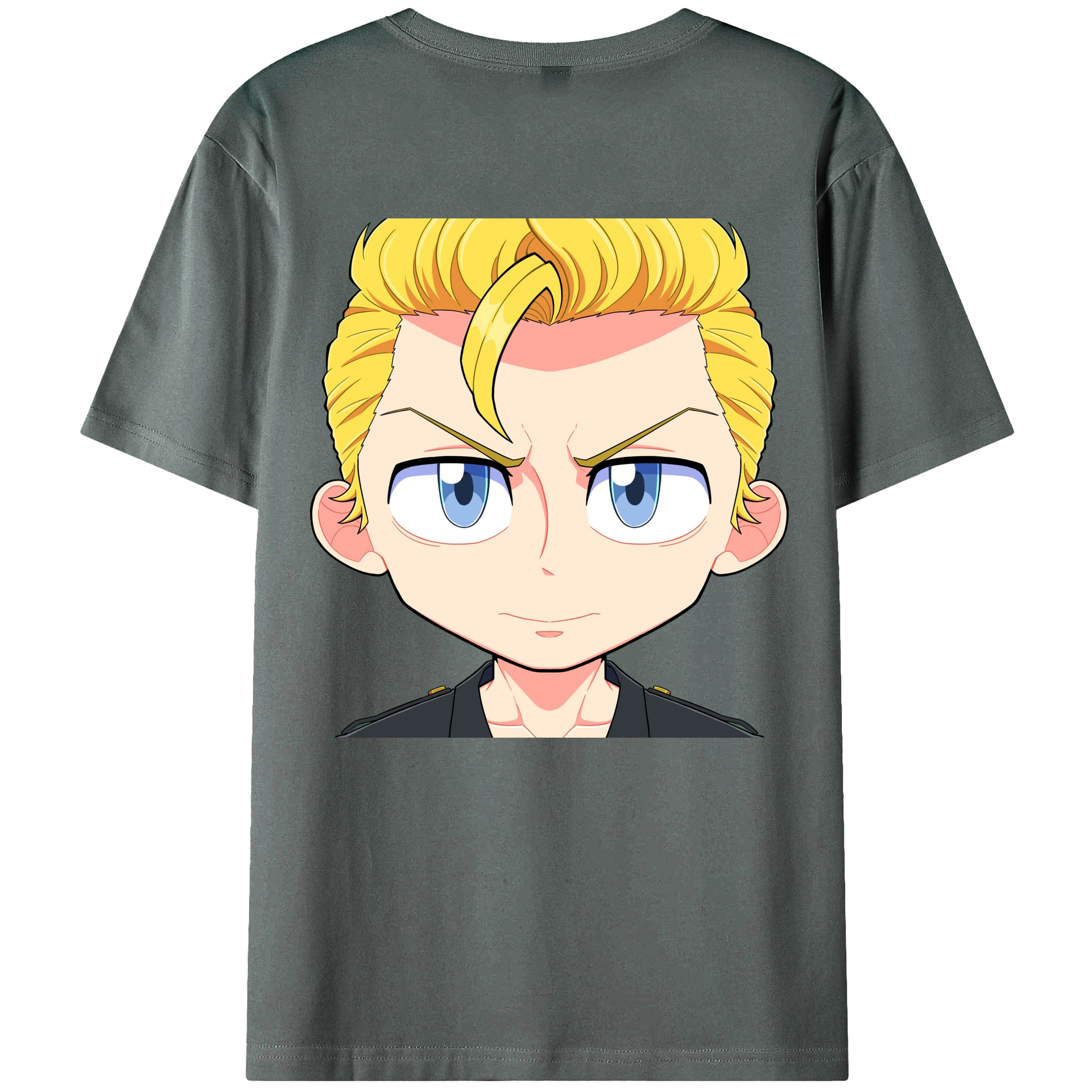 （画像用） 東京リベンジャーズ Tokyo Revengers 綿100％ メンズ半袖Tシャツ（バックプリント） 通気性